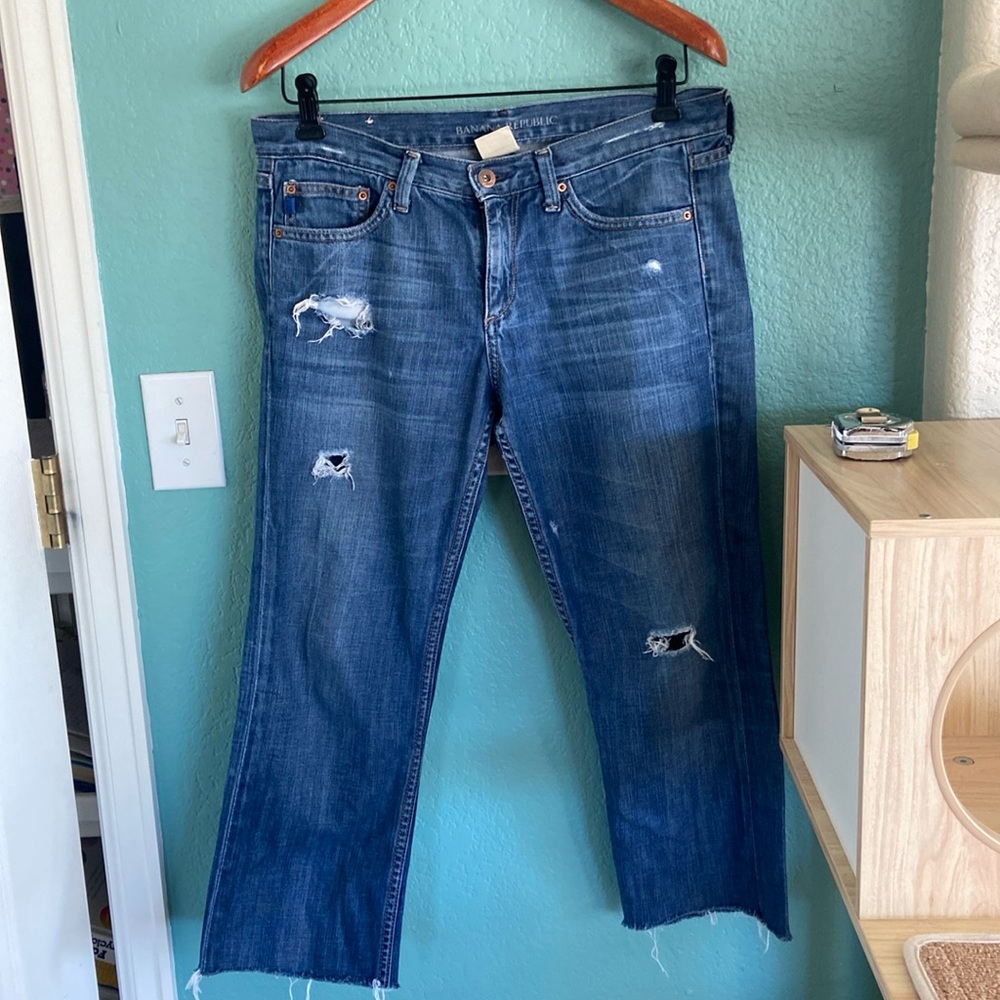 Banana republic cropped jeans